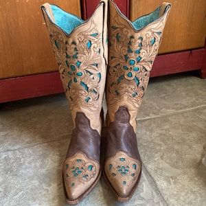 Corral Vintage Cowboy Boots New!